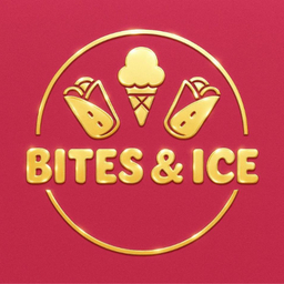 Bites & Ice logo.